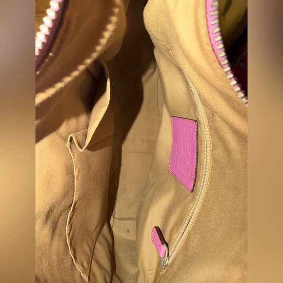 Leather Crossbody Bag in Dusty Rose - Picture 9 of 11